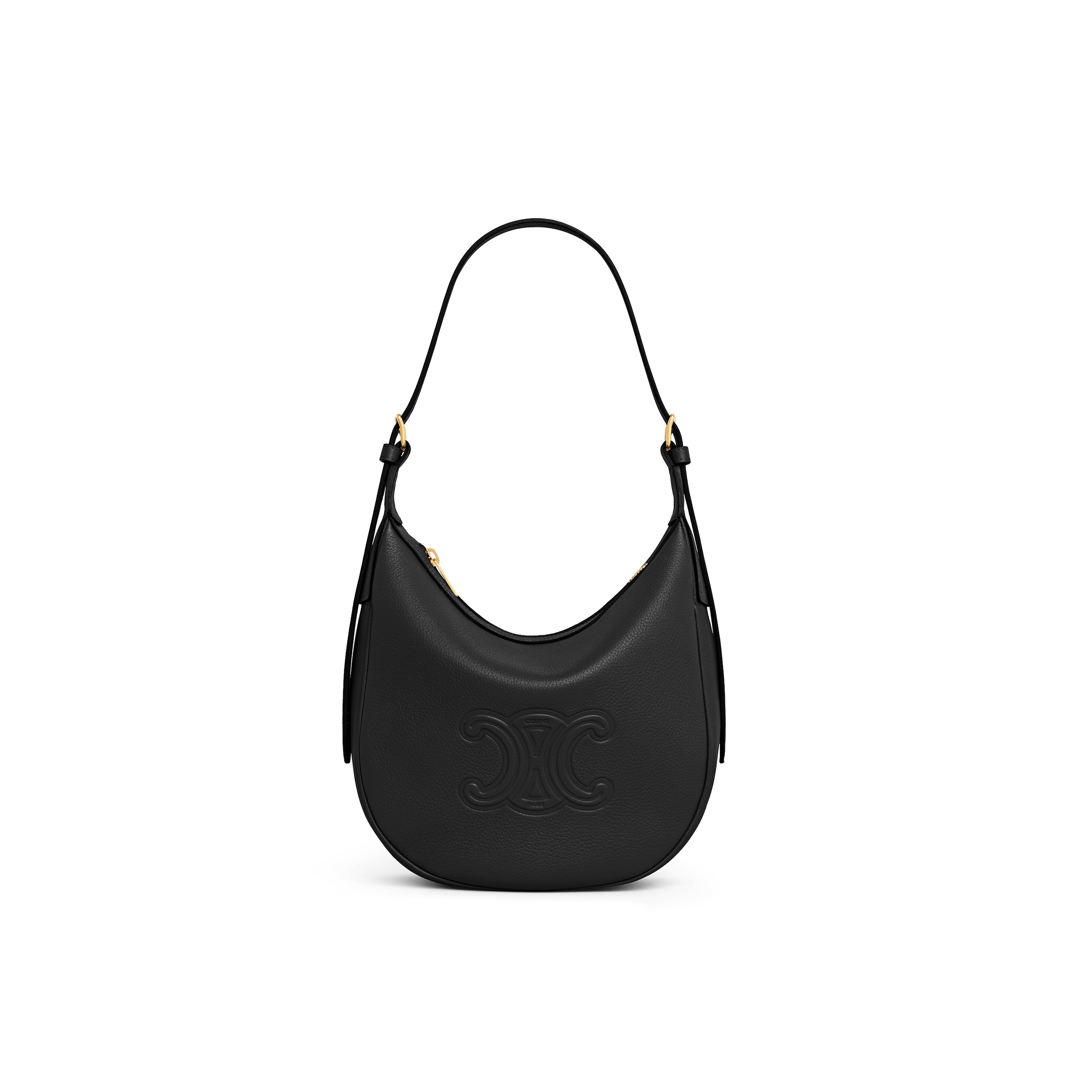 CELINE SMALL HELOÏSE BAG IN SUPPLE GRAINED CALFSKIN 117253FLH.38NO (24*21*7cm)